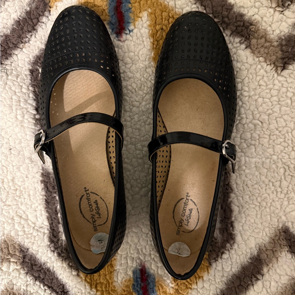 Women's Black Mary Jane Shoes